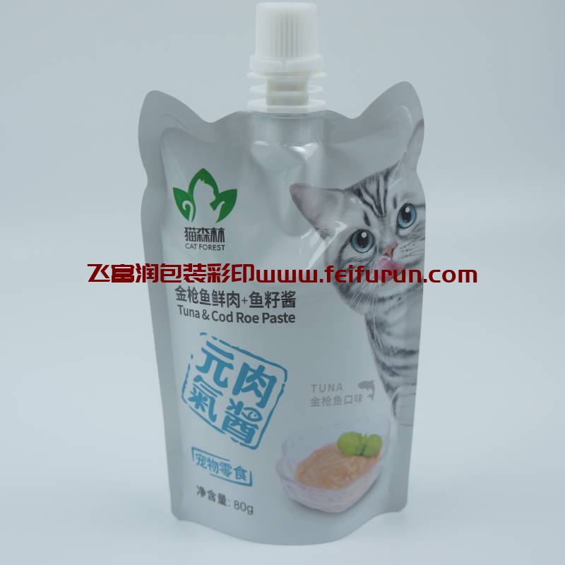 【飛富潤】之寵物異形自立蒸煮吸嘴袋 【飛富潤】之寵物異形自立蒸煮吸嘴袋