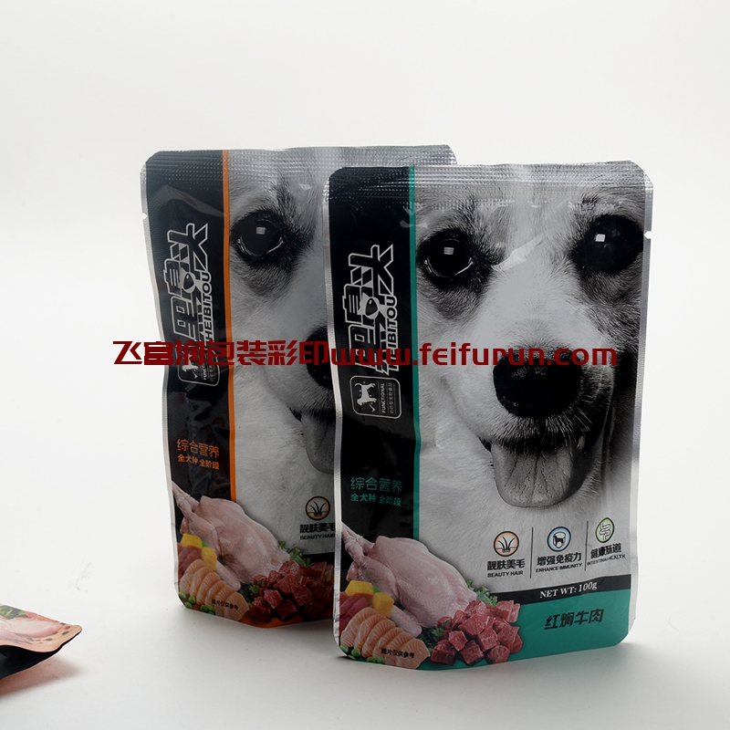 【飛富潤】之黑鼻頭寵物食品包裝袋 【飛富潤】之黑鼻頭寵物食品包裝袋