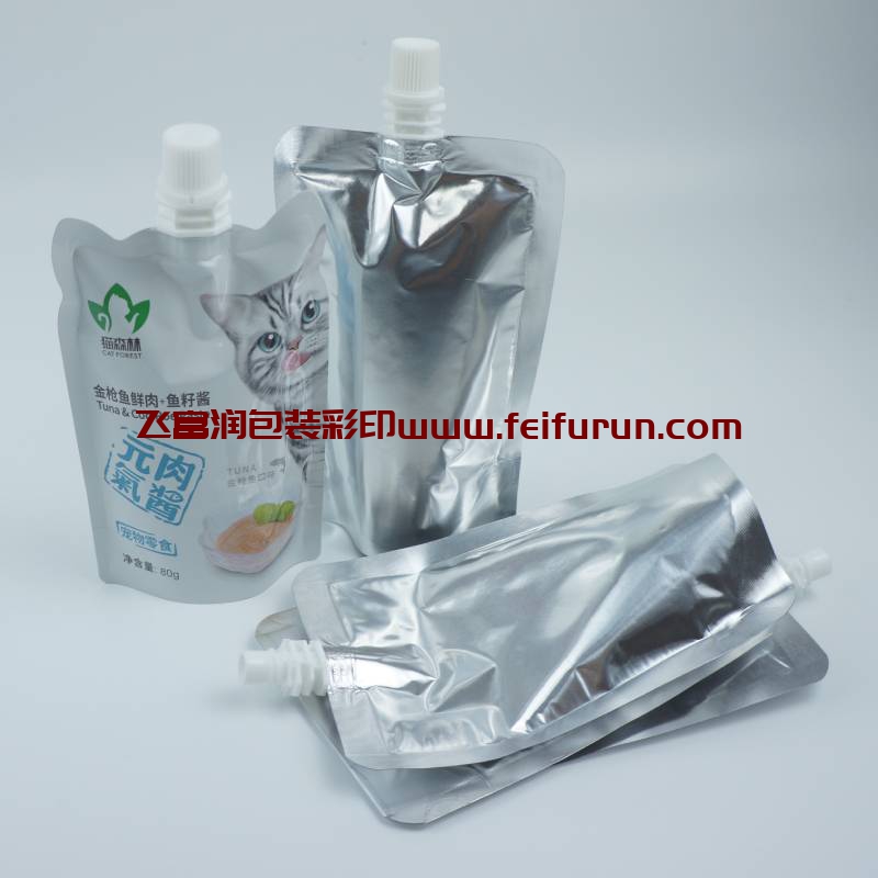 寵物異形自立蒸煮吸嘴袋